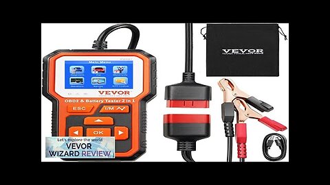 VEVOR OBD2 Scanner Battery Tester 6V/12V Upgrade 2 IN1 OBD Scanner Review