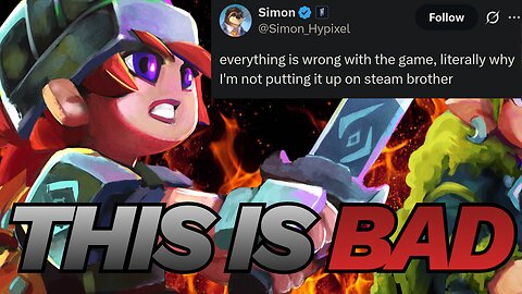 Hytale Dev Says Everything Is WRONG With His Game! No Early Access For Steam!