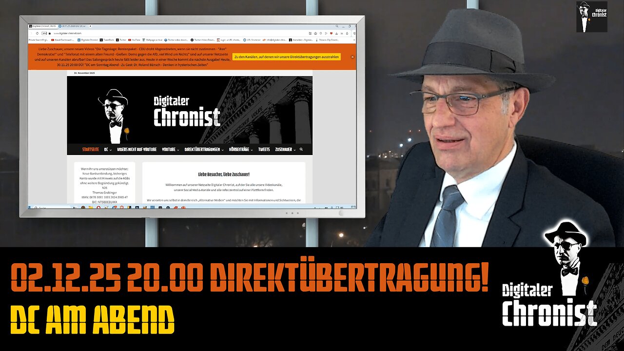 Aufzeichnung vom 02.12.25 DC am Abend