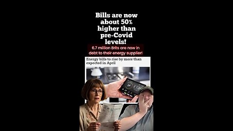 Bills are now about 50% higher than pre-Covid levels!