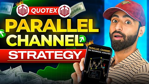 Parallel Channel Strategy || QUOTEX 1 Minute Trading Strategy