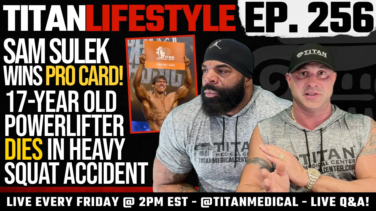 17-Year Old Powerlifter Dies in Heavy Squat, Sam Sulek Pro? | Titan Lifestyle Fitness & Health Q&A