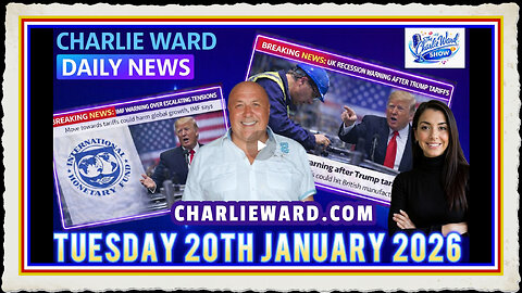 CHARLIE WARD DAILY NEWS WITH CHARLIE WARD DREW DEMI TUESDAY 20TH JANUARY 2026