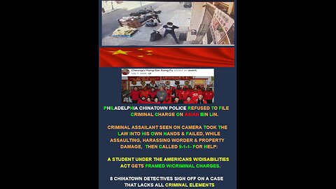 Kung Fu School Framed Student Phila Hate Crimes 18 USC Sec 249 Who's Under The Americans w/Disability Act Backed Up By The Whole D.As office & All C.J.C. Judges