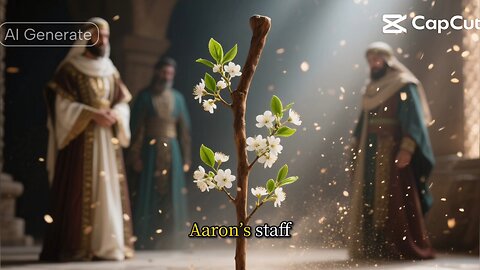 Numbers 17:8 (NIV) "Aaron’s staff, which represented the tribe of Levi, had not only sprouted but...