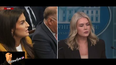 BREAKING NEWS:📣 Kaitlin Collins, from CNN, is completely owned by Karoline Leavitt.
