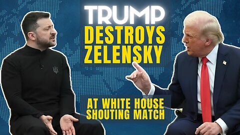 Trump Humiliates Zelensky Publicly. Flips Script Of Ukraine War.