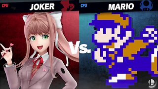 Monika (Joker) vs Somario [Angel David SSBU Member Request) -By El_Tar0/Roy0922