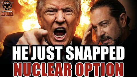 He Just Snapped! They Pushed Trump Too Far & His Meltdown Post Now Has Washington Shaking!