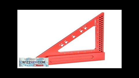 Fonson Tools 3 inch / 4 inch Carpenter Triangle Ruler Rafter Square Review