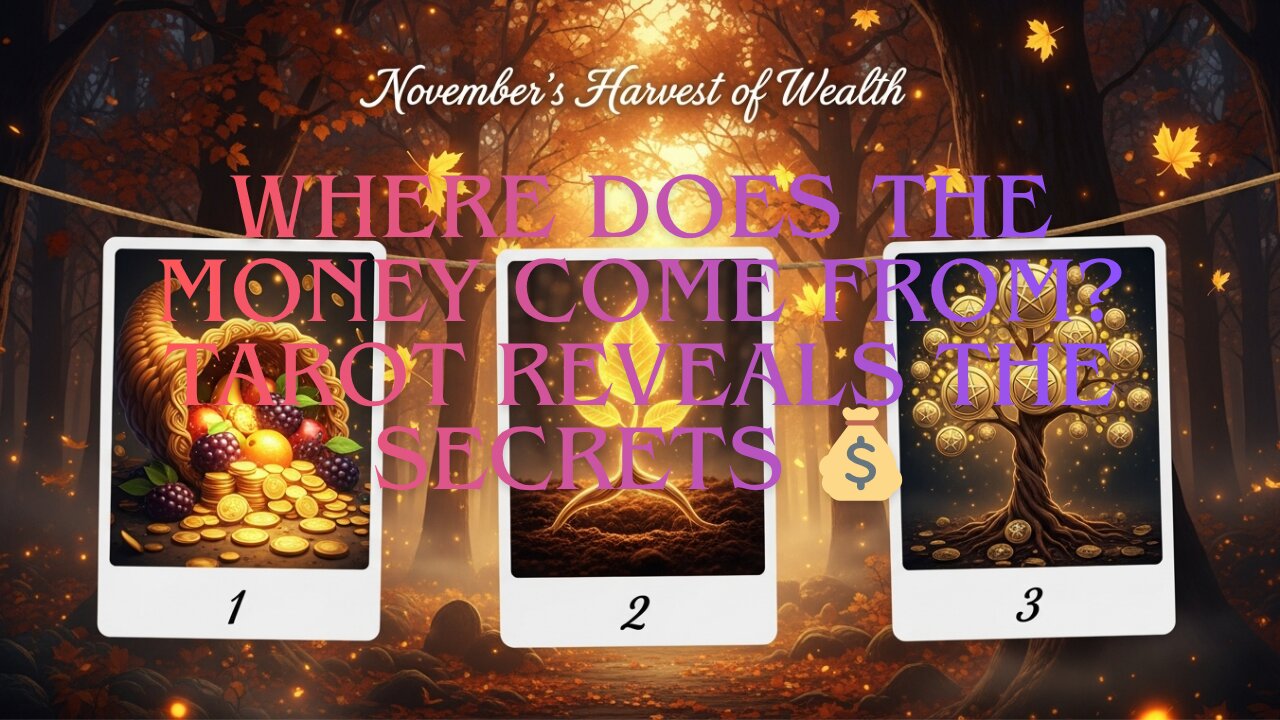 Your November Money Breakthrough 💰 Where is the money coming from? (Tarot Reading)