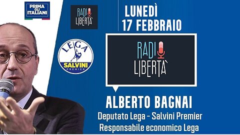 🔴 QUI PARLAMENTO - On. Alberto Bagnai su Radio Libertà (17.02.2025)