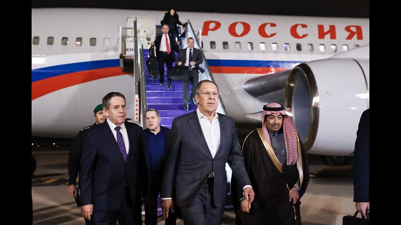 🚩Russia's Sergei Lavrov arrives in Saudi Arabia for talks with US officials.