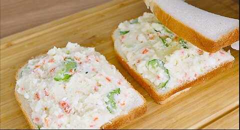 Potato Salad Sandwich Recipe :: Easy and Delicious Potato Recipe