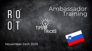 Črni petek: prodaja in nasveti | Usposabljanje ambasadorjev | 24. november 2025 | Slovenian