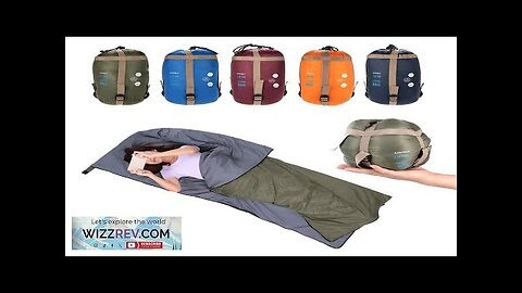 LIXADA 190 * 75cm Outdoor Envelope Sleeping Bag Camping Travel Hiking Ultra-light Review