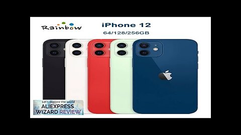 Original iPhone 12 5G 64GB/128GB/256GB LTE Mobile Phone IOS A14 Bionic Hexa Review