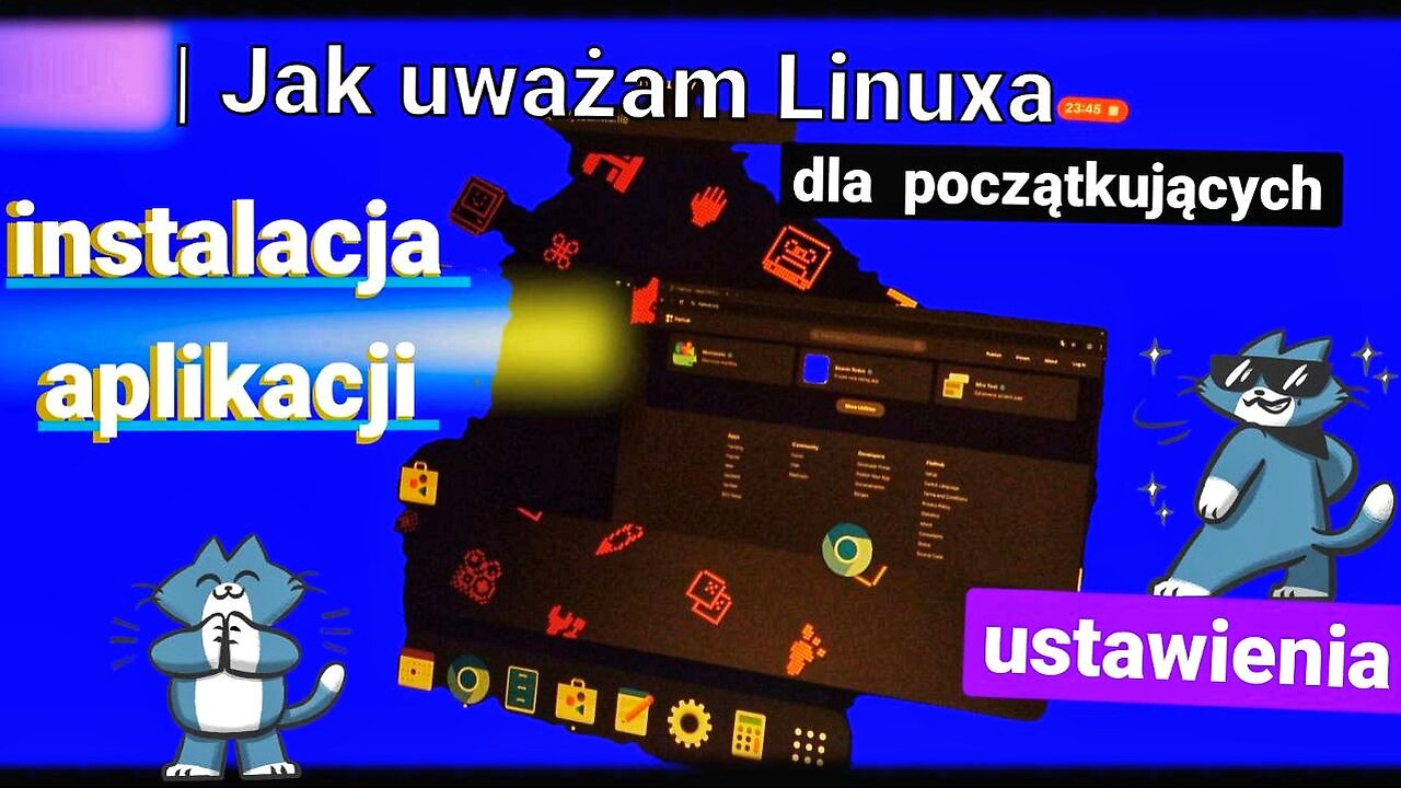 Jak używam Linuxa, instalacji aplikacji, ustawienia