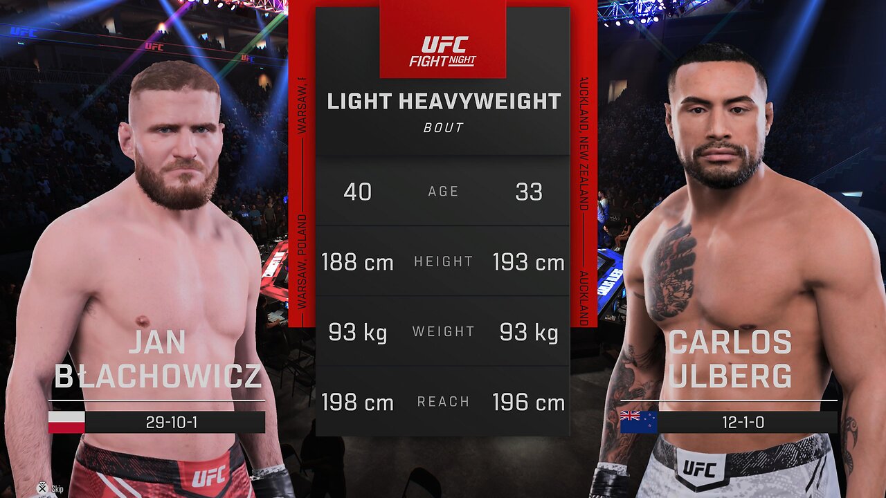 UFC Fight Night Jan Blachowicz Vs Carlos Ulberg Light Heavyweight Bout