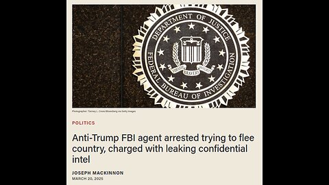 Senior FBI Agent Was Arrested Trying to Flee US with INTEL for Foreign Countries