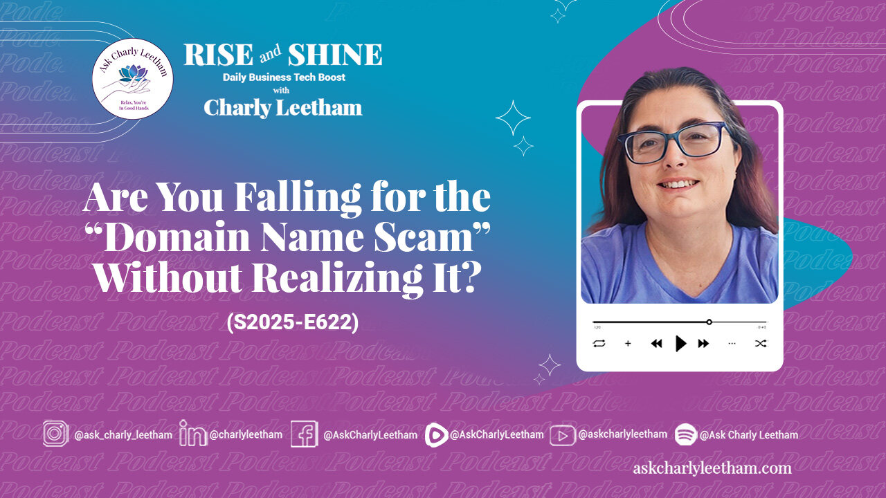 Are You Falling for the “Domain Name Scam” Without Realizing It? (2025/622)