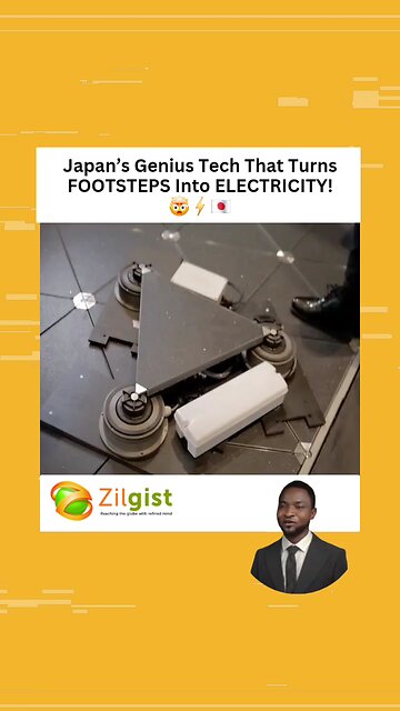 Japan’s Genius Tech That Turns FOOTSTEPS Into ELECTRICITY! 🤯⚡🇯🇵