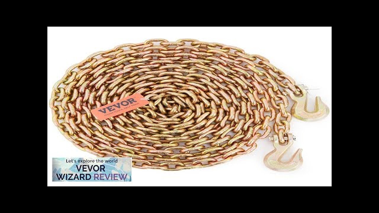 VEVOR Transport Binder Chain 4900 lbs Working Load Limit 5/16'' x 20' Review