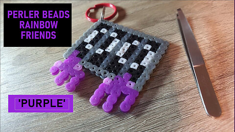 Perler Beads - Rainbow Friends "Purple"