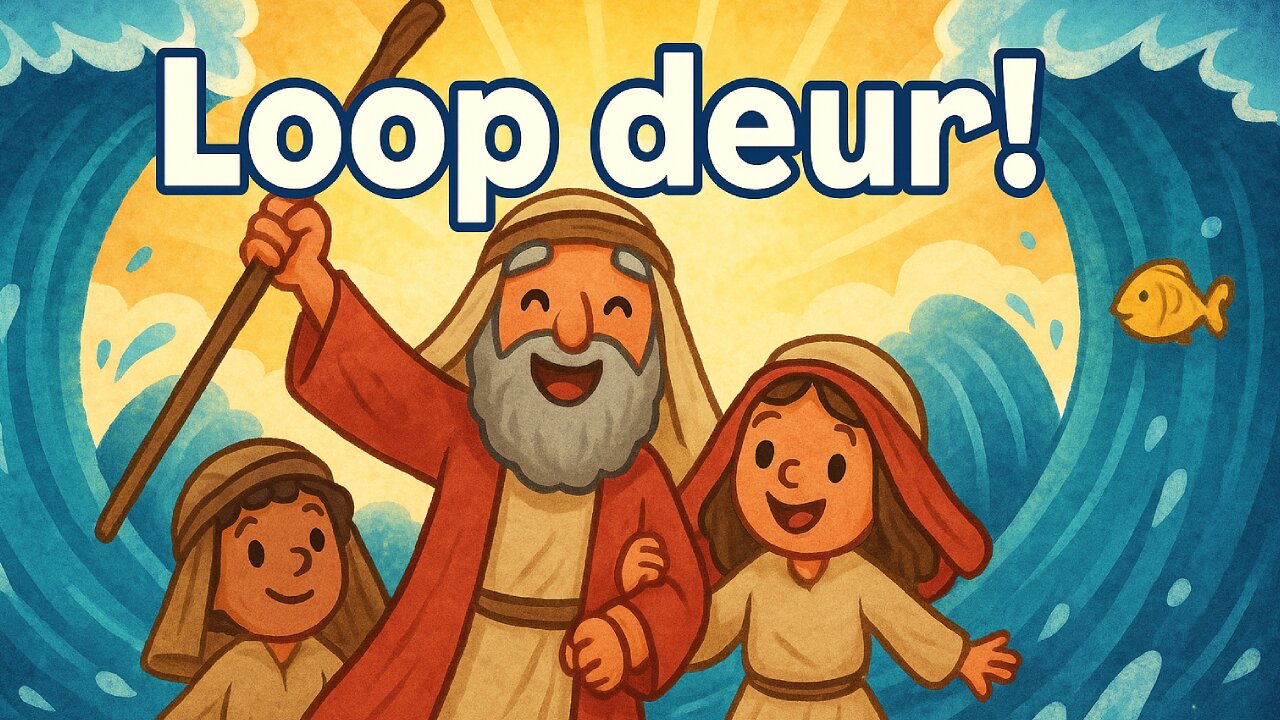 📖 Afrikaanse Bybel lied vir kinders | Loop deur! | Lyric Lambs