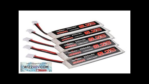 5Pcs URUAV 3.8V 250mAh 40C/80C 1S HV 4.35V LiPo Battery PH2.0 Plug Review