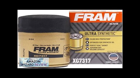 FRAM Ultra Synthetic Automotive Replacement Oil Filter Designed for Synthetic Oil Changes Review