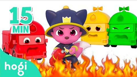 Learn Colors with Fire Truck | Learn Colors for Kids | Compilation