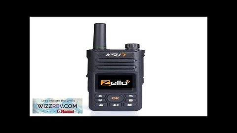 KSUT ZL18 Zello PTT Walkie Talkie 4G Sim WiFi Network Two Way Review