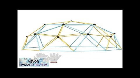 VEVOR Climbing DomeJungle Gym Supports 750LBS and Easy Assembly 12FT Geometric Dome Review