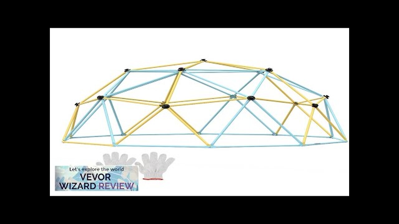 VEVOR Climbing DomeJungle Gym Supports 750LBS and Easy Assembly 12FT Geometric Dome Review