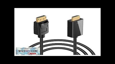 Displayport to HDMI Cable 4k Display Port Male to HDMI Male Cord Review