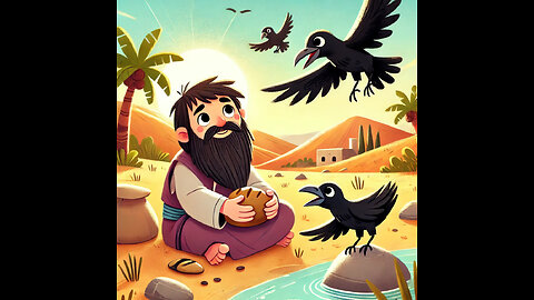 🕊️ Elijah and the Miracle of the Ravens | A Bible Story for Kids 🕊️