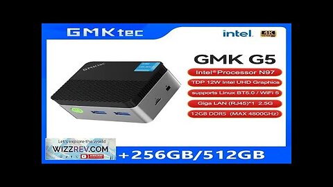 GMKtec Mini PC GMK G5 NUCBOX Intel N97 system Window 11Pro DDR5 Review