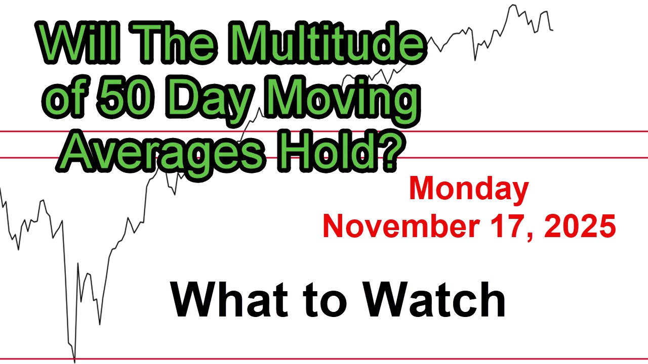 What to Watch Update for Monday November 17, 2025