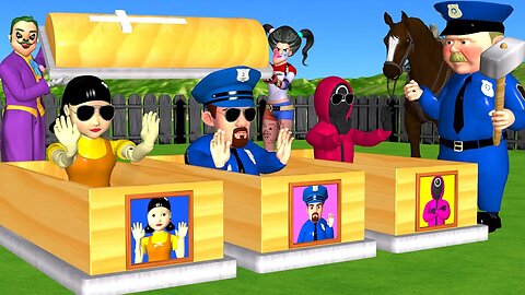 🎯 Scary Teacher 3D vs Hello Neighbor & Joker – EPIC Squid Game Battle! 🃏🔥