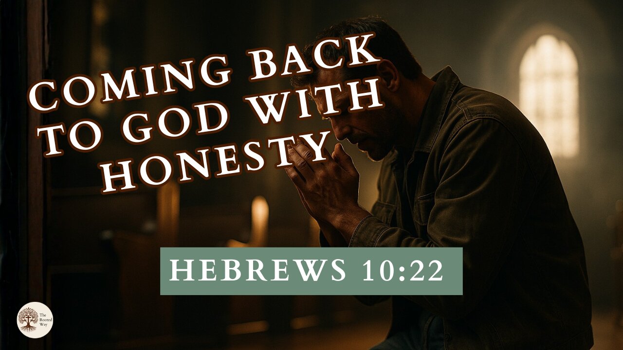 Coming Back to God with Honesty Hebrews 10:22
