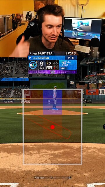 Jose Bautista Hits a homer off the best reliever in MLB THE SHOW 25