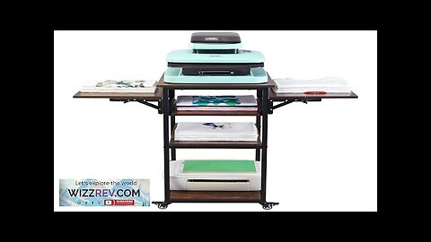 VEVOR Heat Press Table with Charging Station 4 Tier Movable Heat Press Review