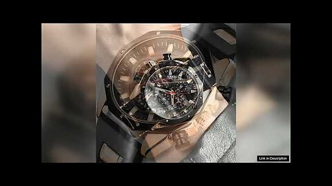 LIGE Men Watches with Silicone Strap Waterproof Chronograph Quartz Watch Luminous Calendar Review