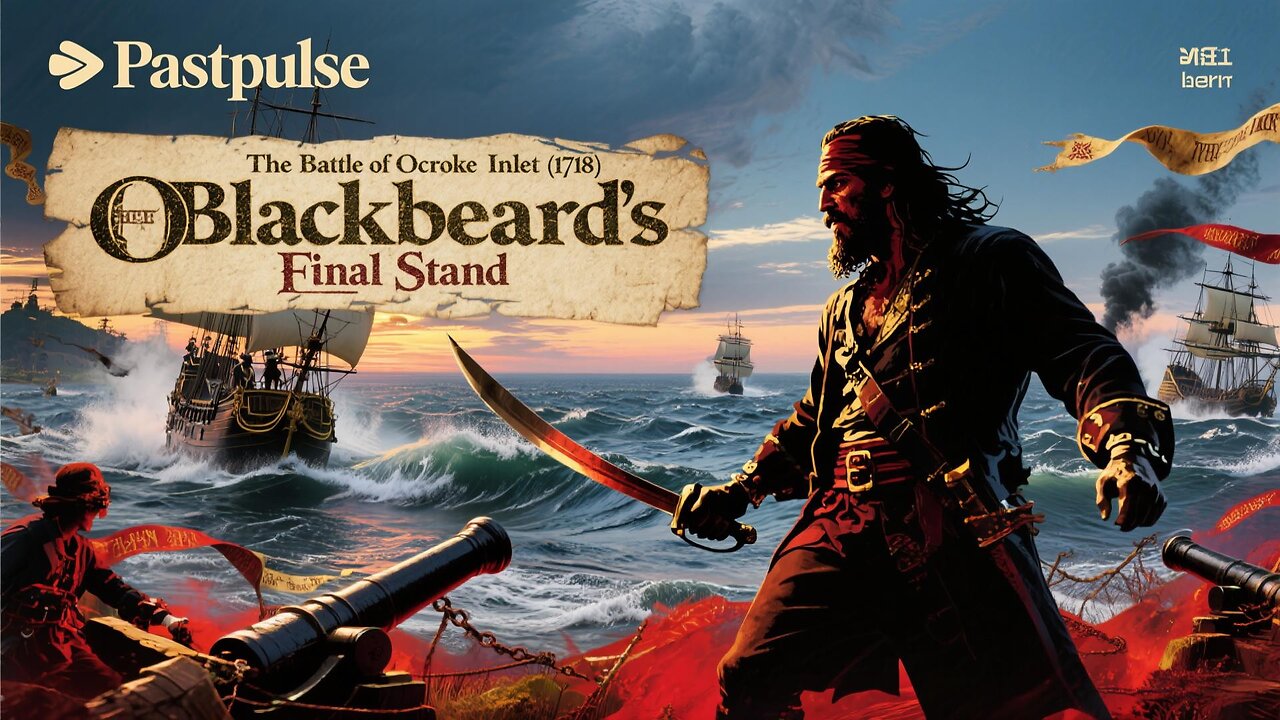 The Battle of Ocracoke Inlet(1718): Blackbeard's Final Stand.
