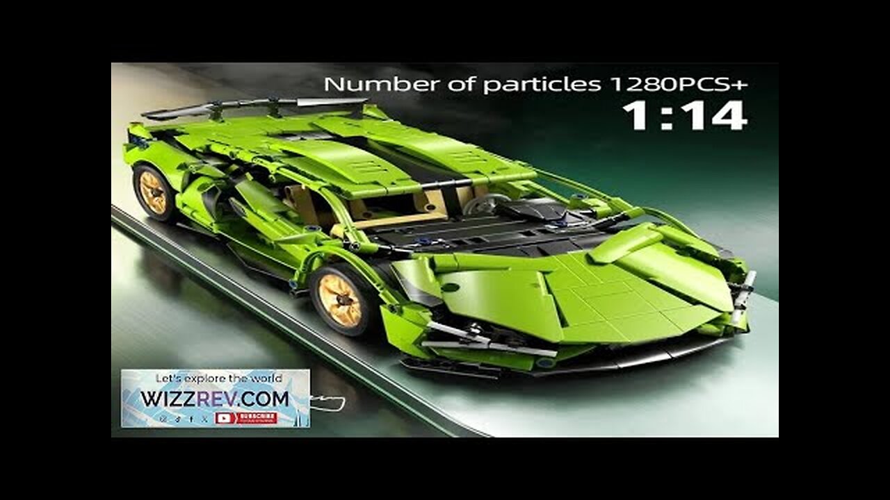 Technical Racing Sport Car 1280PCS Model Building Blocks City Mechanical Speed Vehicle Review