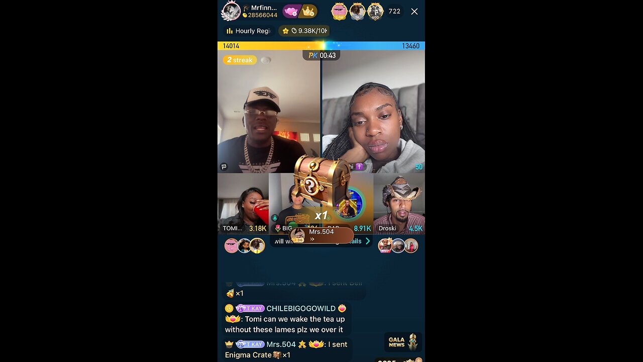 SUPABIHH AND TOMI K GO AT IT LINED WITH FINESSE SUEWOO AND CHI CHI BIGO LIVE