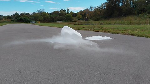 100 pounds of dry ice