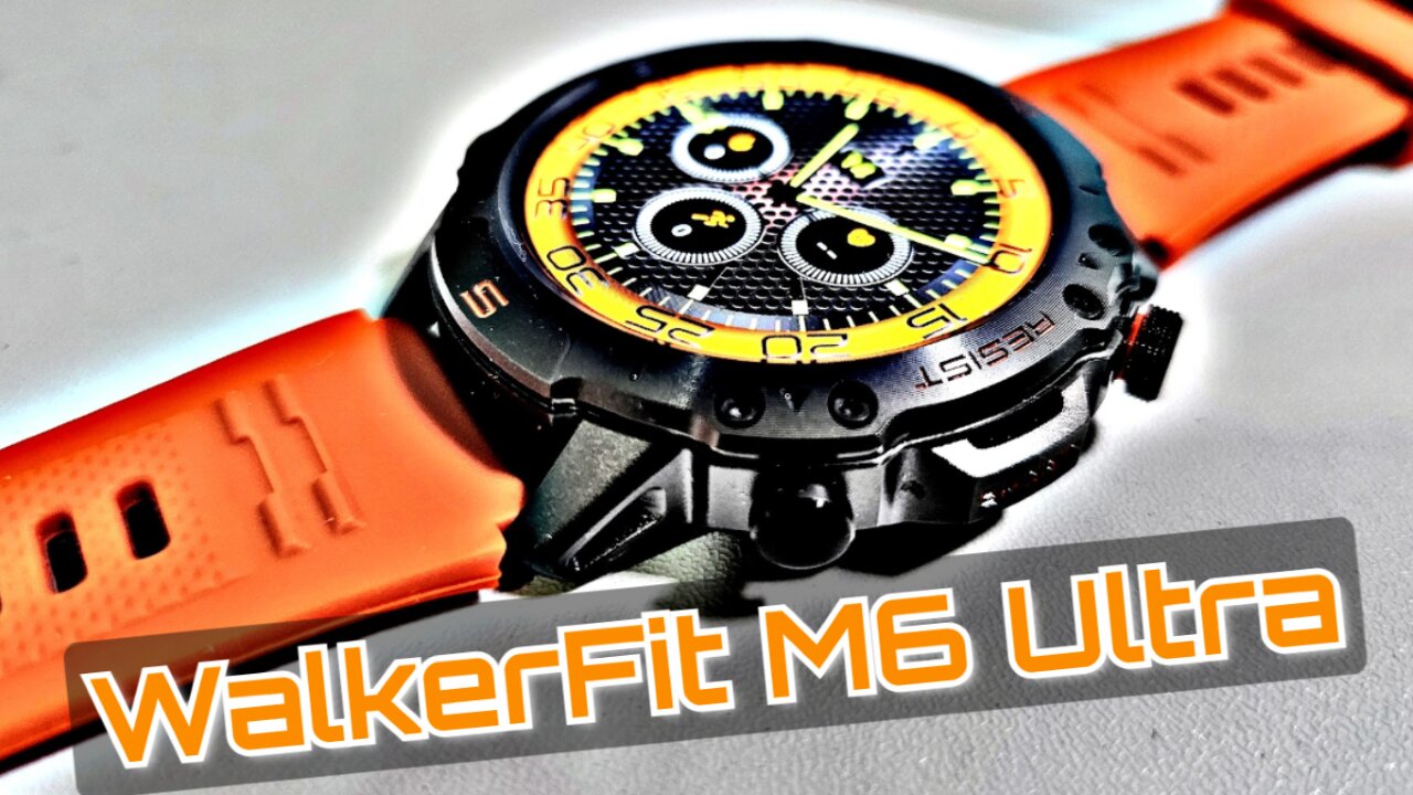 WalkerFit M6 Ultra Smart Watch Review — Best Budget Always-On Display Fitness Watch 2025