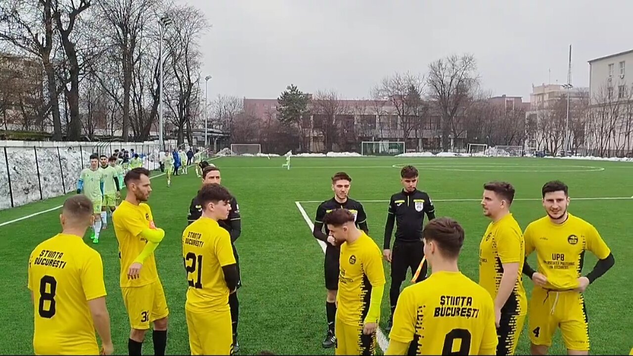 Stiinta Bucuresti vs 3 Kids Sport. Stadion Leu Politehnica. Liga 4 Romania 01.03.2025